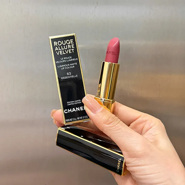 Son Chanel Rouge Allure Velvet Luminous Matte Limited Edition 63 Essentielle Màu Hồng Nâu