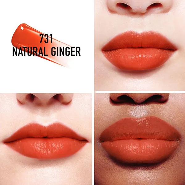 Son Dior Addict Lip Tint 731 Natural Ginger Màu Cam Gạch 5ml