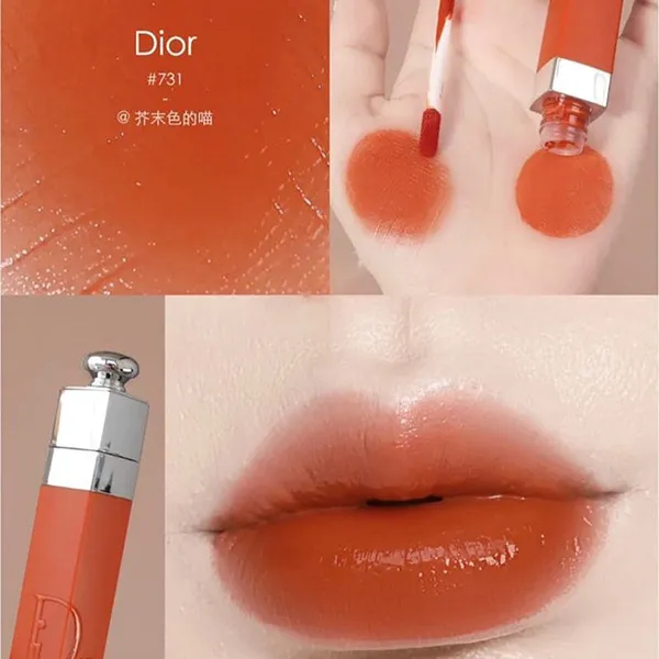 Son Dior Addict Lip Tint 731 Natural Ginger Màu Cam Gạch 5ml