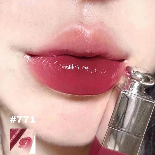 Son Dior Addict Lip Tint 771 Natural Berry Màu Đỏ Hồng 5ml