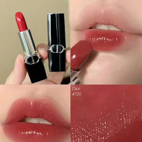 Son Dior Rouge Dior Lipstick Satin Finish 720 Icone Màu Hồng Đất Mini 1.5g