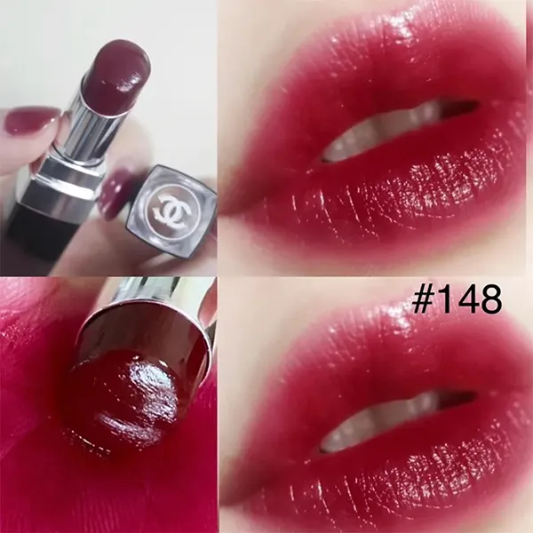 Son Dưỡng Chanel Rouge Lip Coco Bloom 148 Surprise Màu Đỏ Mận