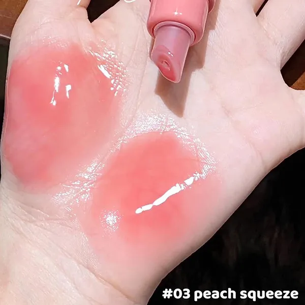 Son Dưỡng Clio Glaze Lip Serum 03 Peach Squeeze Màu Cam Đào