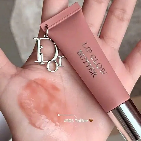 Son Dưỡng Dior Addict Lip Glow Butter 103 Toffee Lipstick Màu Nâu Caramel