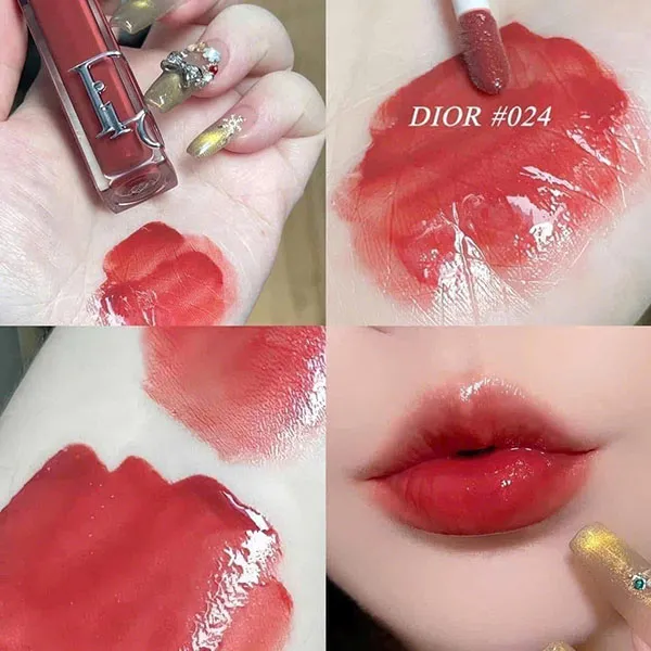 Son Dưỡng Môi Dior Addict Lipstick Maximizer 024 Intense Brick Màu Đỏ Gạch
