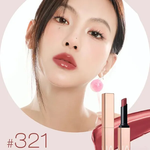 Son Dưỡng Nars Afterglow Sensual Shine Lipstick 321 Turned On Berry Red Màu Đỏ Berry 1.5g