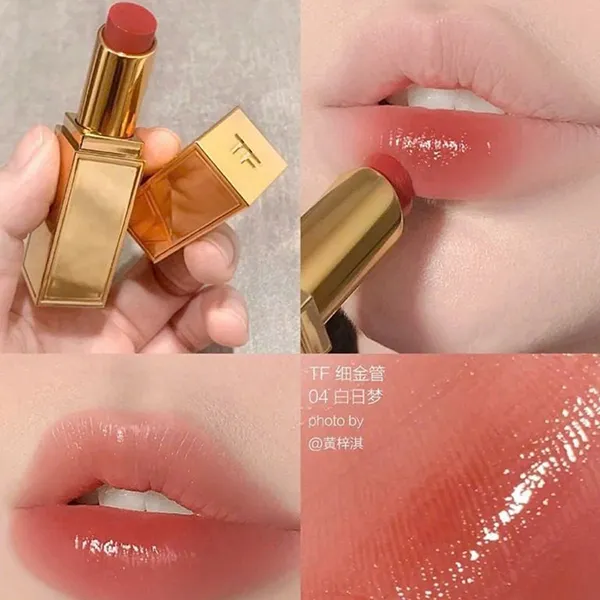 Son Dưỡng Tom Ford Soliel Lip Balm 04 Uninhibited Màu Cam San Hô