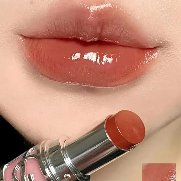 Son Dưỡng YSL Yves Saint Laurent Loveshine Lip Oil Stick 122 Caramel Swirl Màu Đỏ Cam Đất