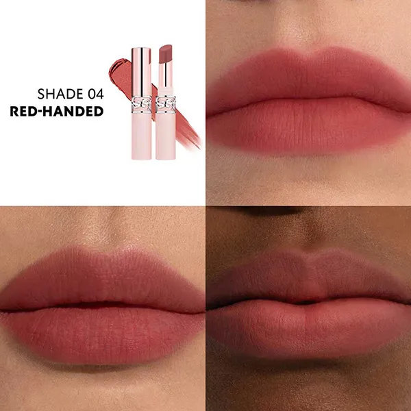 Son Dưỡng Yves Saint Laurent YSL Lovenude Lip Blusher 4 Red-Handed Màu Hồng Đỏ 3g