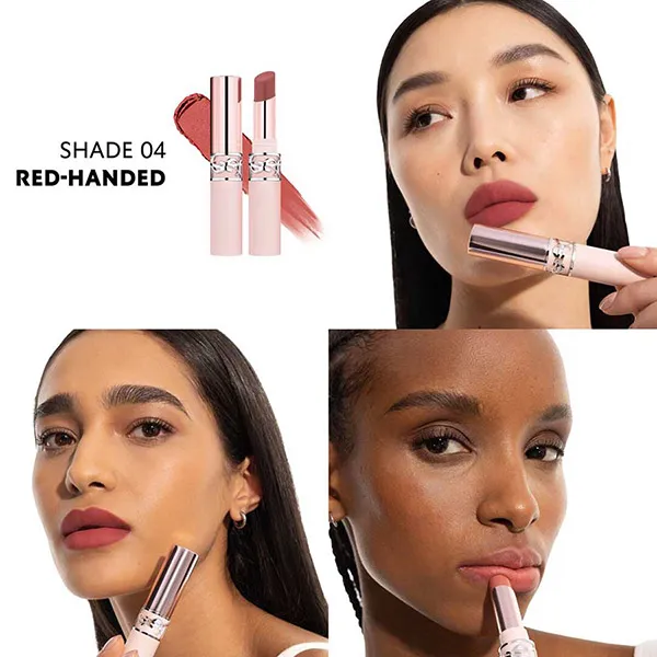 Son Dưỡng Yves Saint Laurent YSL Lovenude Lip Blusher 4 Red-Handed Màu Hồng Đỏ 3g