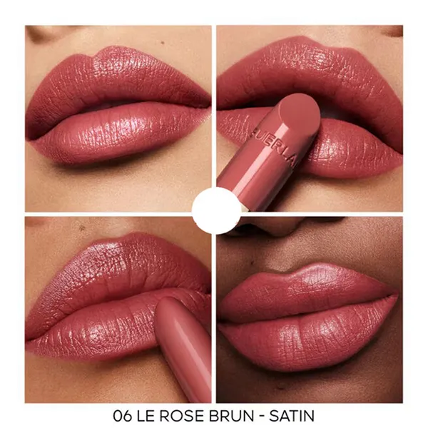 Son Guerlain Rouge G Satin Refill 06 Le Rose Brun Màu Hồng Gỗ