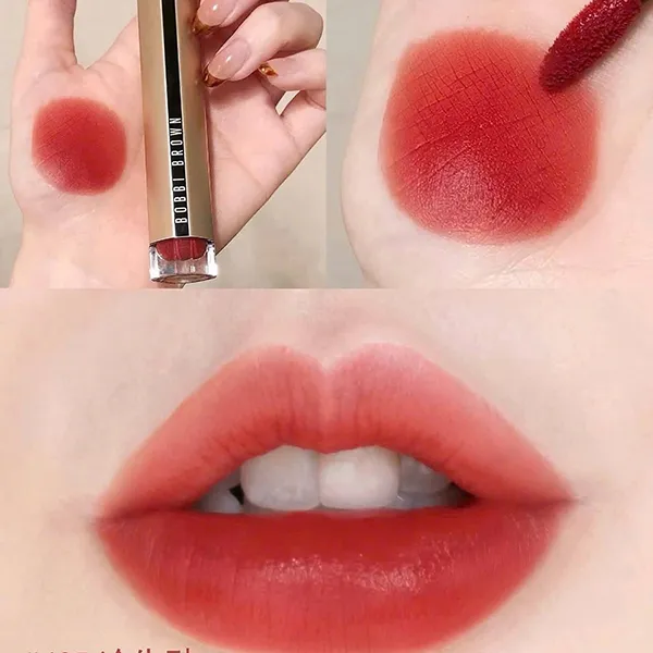 Son Kem Bobbi Brown Luxe Matte Liquid Lipstick Màu 405 Chelsea Rose Đỏ Cam