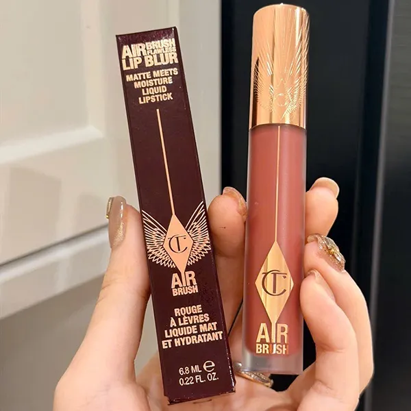 Son Kem Charlotte Tilbury Airbrush Flawless Lip Blur Walk Of No Shame Blur Màu Đỏ Hồng Đất