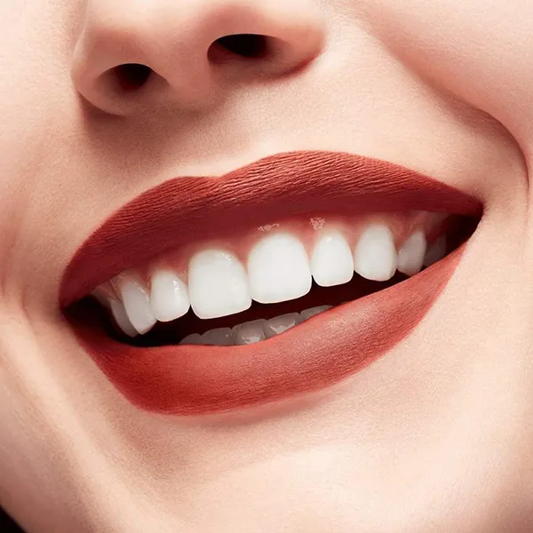 Son Kem MAC Locked Kiss Ink 91 Emphatic Lipstick Màu Cam Gạch