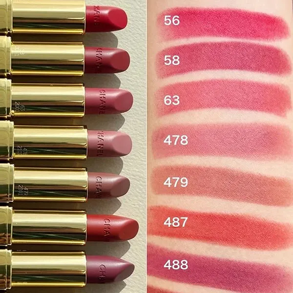Son Lì Chanel Rouge Allure Velvet Limited Edition Luminous Matte Lip Colour 56 Charl Red Màu Đỏ Gạch