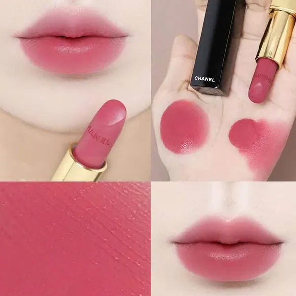 Son Lì Chanel Rouge Allure Velvet Le Rouge Velours Lumineux 79 Élégante Màu Hồng Đào