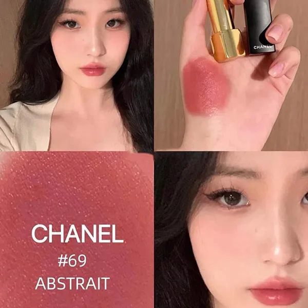 Son Lì Chanel Rouge Allure Velvet Lipstick 69 Abstrait Màu Hồng Đất 3.5g