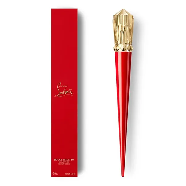 Son Lì Christian Louboutin Rouge Stiletto Glossy Shineshine Lipstick Private Red 111S Màu Đỏ Hồng