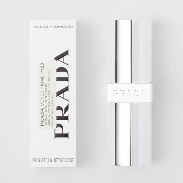 Son Lì Prada Monochrome Soft Matte Lipstick P159 Nudo Màu Nude