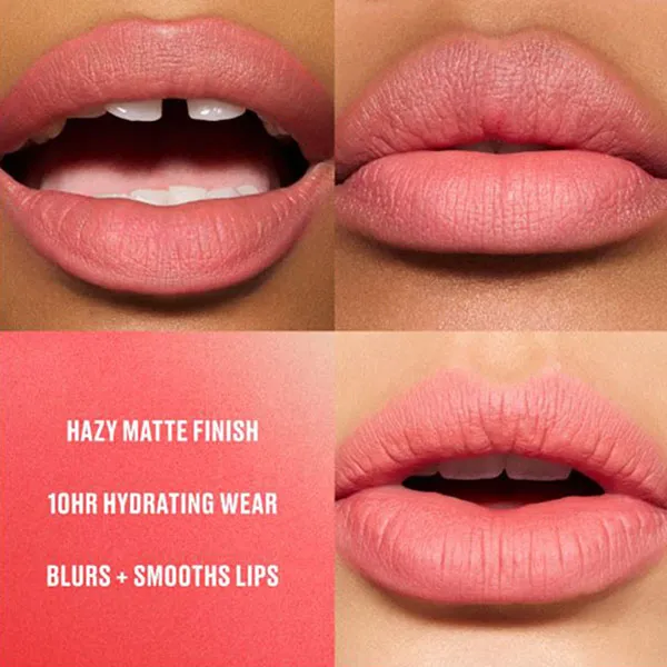 Son Mac Powder Kiss Hazy Matte Lipstick 308 Mandarin-O Màu Cam San Hô