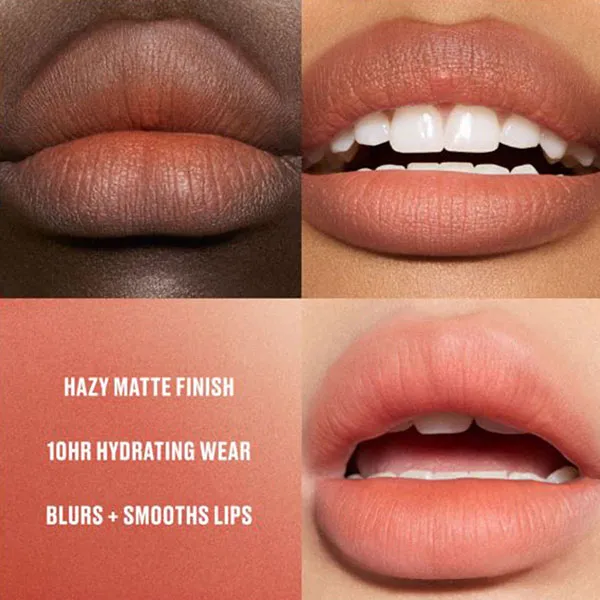 Son Mac Powder Kiss Hazy Matte Lipstick 909 Moving On Up Màu Cam Đất