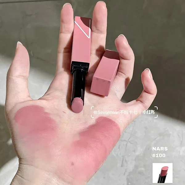 Son Nars Powermatte Lip 100 Sweet Disposition Màu Hồng Be
