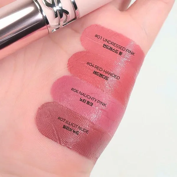 Son Yves Saint Laurent YSL Lovenude Lip Blusher 7 Illicit Nude Màu Đỏ Đất