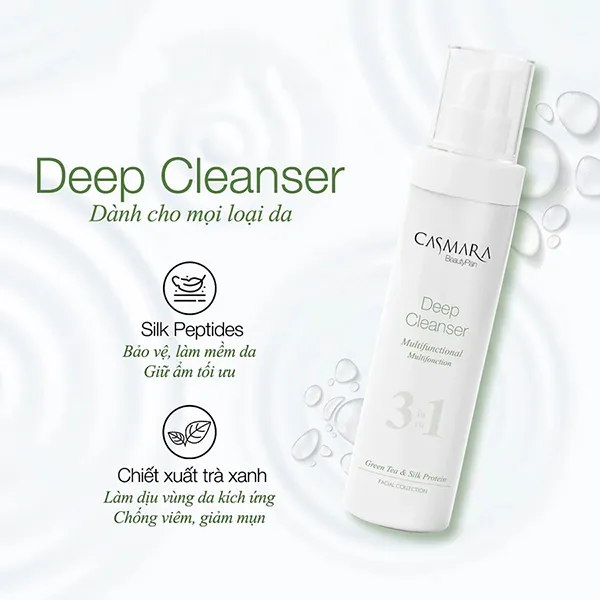 Sữa Rửa Mặt 3IN1 Casmara Deep Cleanser 150ml