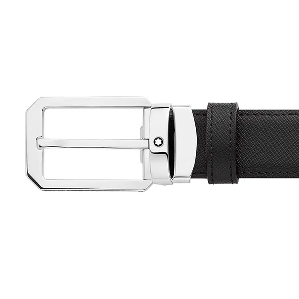 Thắt Lưng Nam Montblanc Belt Reversible In Black And Brown Leather Màu Đen