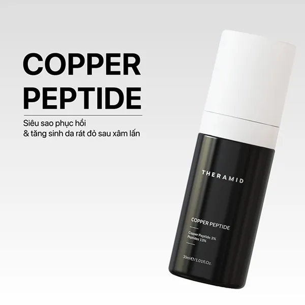 Tinh Chất Hỗ Trợ Phục Hồi Và Tăng Sinh Collagen Theramid Copper Peptide 30ml