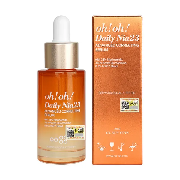Tinh Chất 23% Niacinamide Hỗ Trợ Sáng Da Và Giảm Thâm Nám Oh! Oh! Daily Nia23 Advanced Correcting Serum 30ml