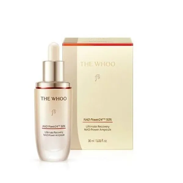 Tinh Chất Hỗ Trợ Trẻ Hóa Da The Whoo Bichup Ultimate Recovery NAD Power Ampoule Set 4 Món