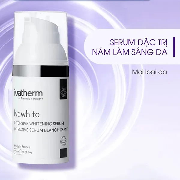 Tinh Chất Loại Bỏ Nám Ivatherm Ivawhite Intensive Whitening Serum 30ml