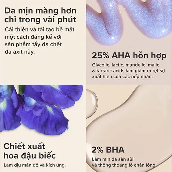 Tinh Chất Peel Da Paula's Choice 25% AHA + 2% BHA Exfoliant Peel 30ml