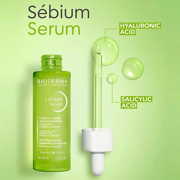 Tinh Chất Sáng Mịn, Mờ Thâm Bioderma Sebium Serum 30ml