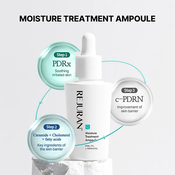 Tinh Chất Tế Bào Gốc Giúp Cấp Ẩm, Phục Hồi Da Rejuran Moisture Treatment Ampoule 30ml