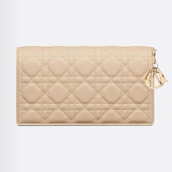 Túi Đeo Chéo Nữ Dior Lady Dior Pouch S0204ONMJ_M51U Màu Be