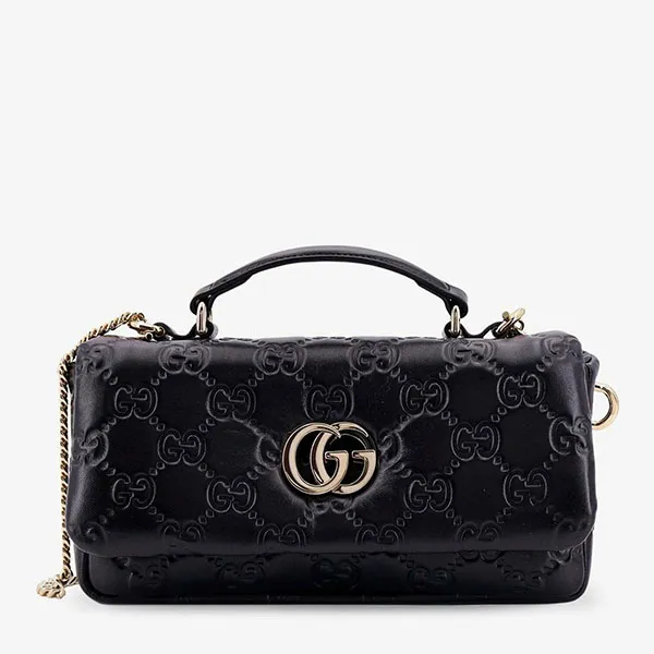 Túi Đeo Chéo Nữ Gucci GG Milano Mini Black Handbag 806017AAD5U-1000 Màu Đen