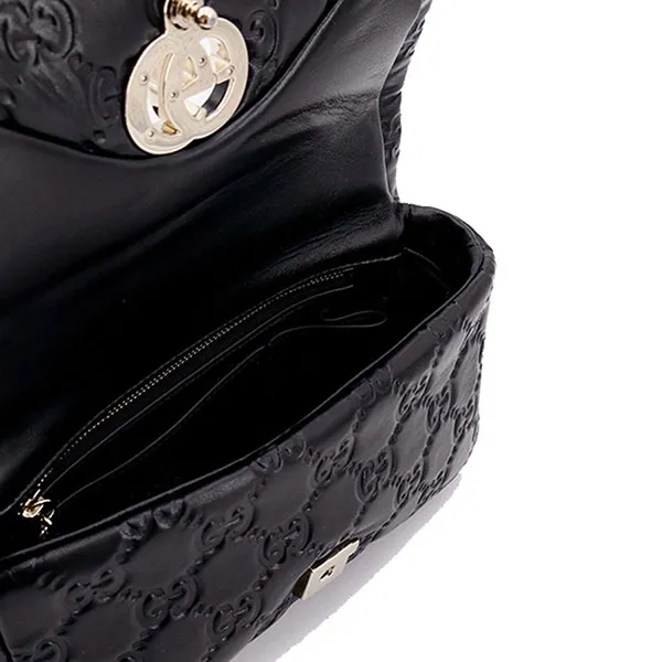 Túi Đeo Chéo Nữ Gucci GG Milano Mini Black Handbag 806017AAD5U-1000 Màu Đen