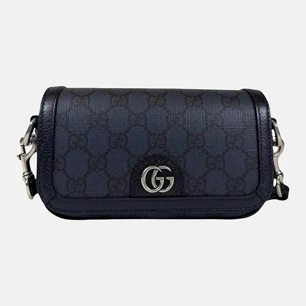 Túi Đeo Chéo Gucci Ophidia GG Mini Bag Dark Bleu 795466 2ZGMN 8441 Màu Xanh Đậm