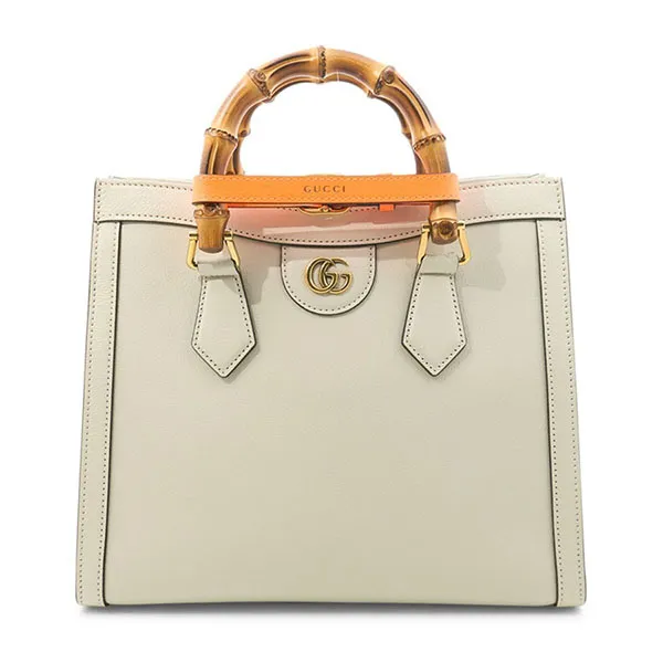Túi Tote Nữ Gucci Diana Cream Small Tote Bag Màu Kem
