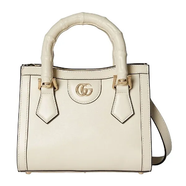Túi Tote Nữ Gucci Diana Mini Tote Bag Ivory 828356-AAEDB-9540 Màu Kem
