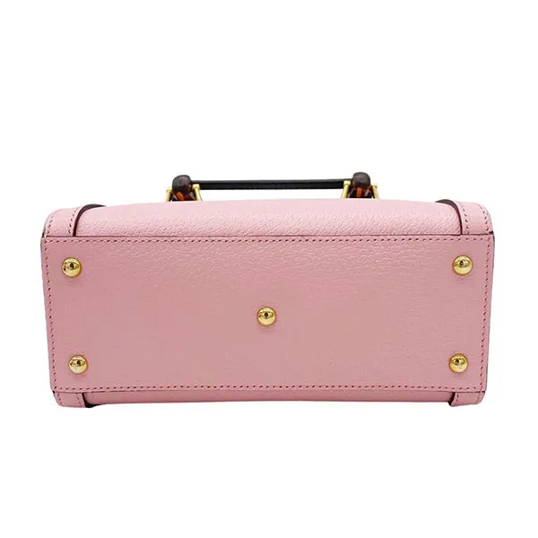 Túi Tote Nữ Gucci Diana Mini Tote Pink Leather 702732-U3ZDT-5479 Màu Hồng