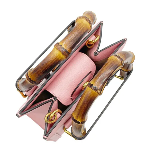 Túi Tote Nữ Gucci Diana Mini Tote Pink Leather 702732-U3ZDT-5479 Màu Hồng