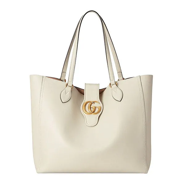 Túi Tote Nữ Gucci Double-G Tote Bag Màu Trắng