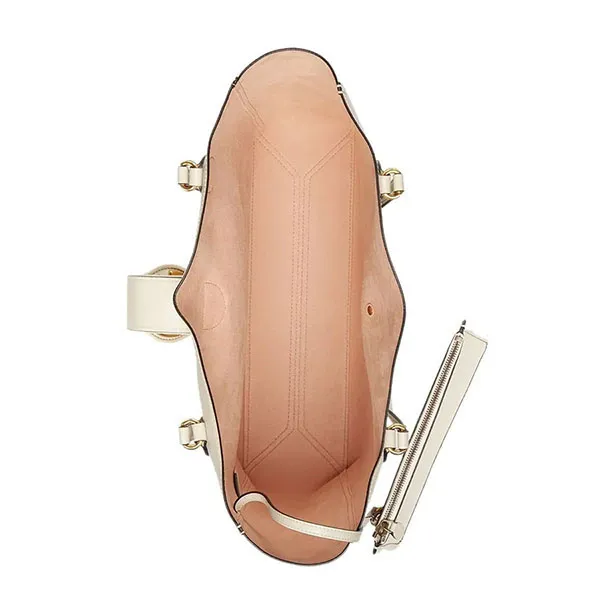 Túi Tote Nữ Gucci Double-G Tote Bag Màu Trắng