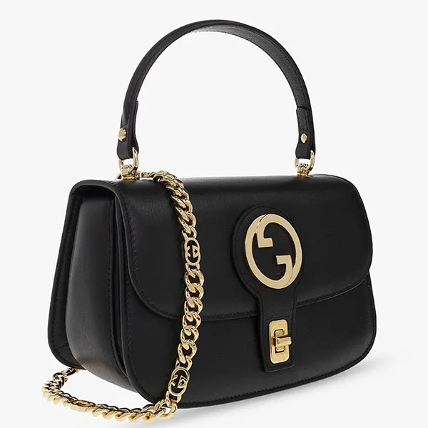 Túi Xách Nữ Gucci Black Blondie Mini Shoulder Bag 735101 UXX0G-1000 Màu Đen