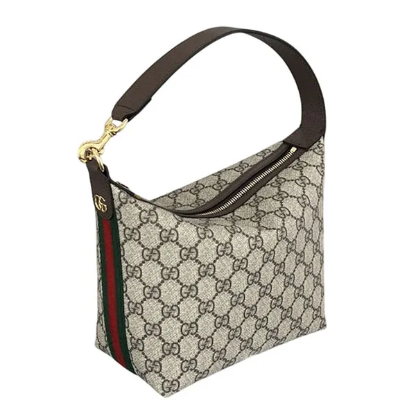 Túi Xách Tay Nữ Gucci Ophidia Ophidia Super Mini Beige Màu Beige