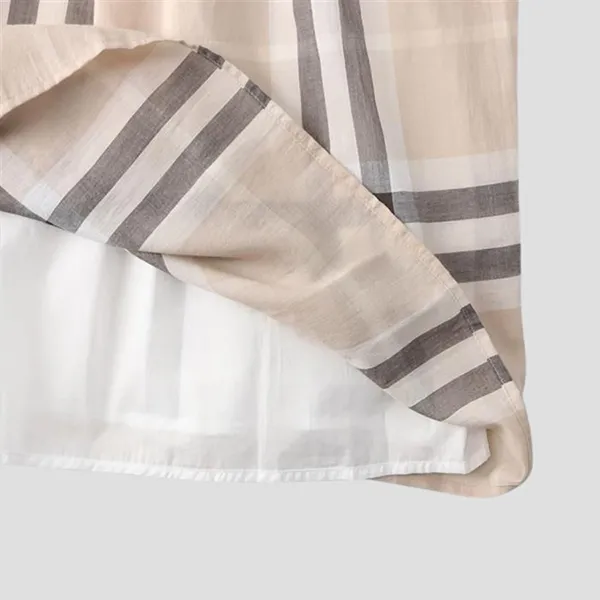 Váy Nữ Burberry Delilah Stone IP Check In Beige 8099411 Màu Be Size 4