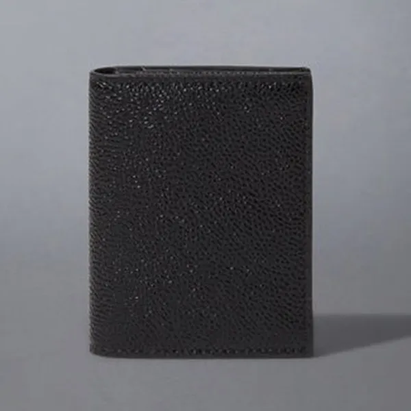 Ví Nam Thom Browne Pebble Grain Double Card Holder MAW021L-00198-001 Màu Đen